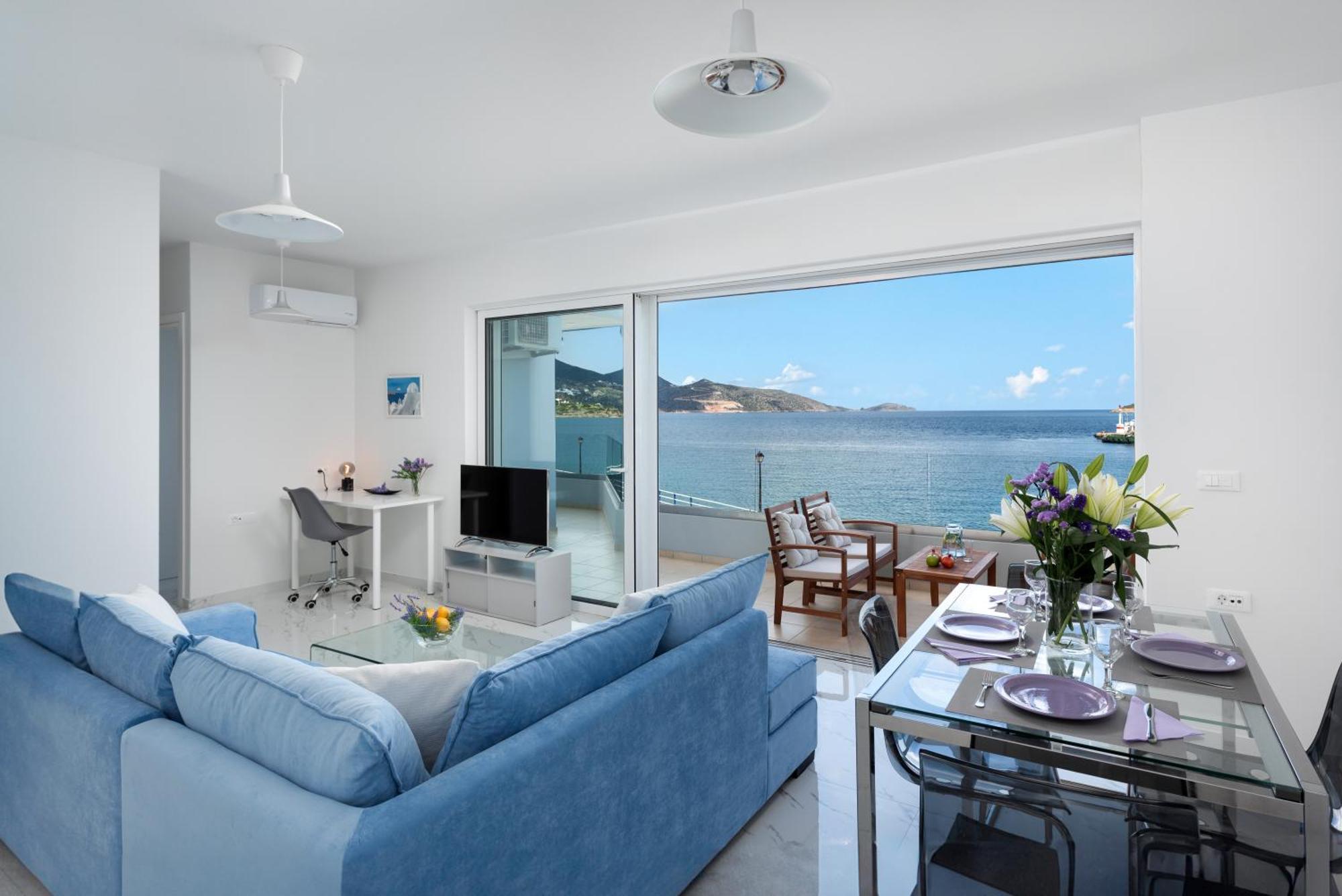 Apartamento Sea View Bliss 2Br Agios Getaway Ágios Nikolaos Exterior foto